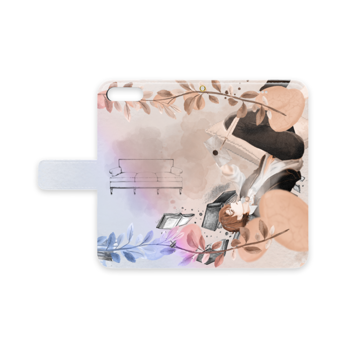 手帳型iPhoneケース - iPhone 7 Plus / 8 Plus - ストラップ穴 あり