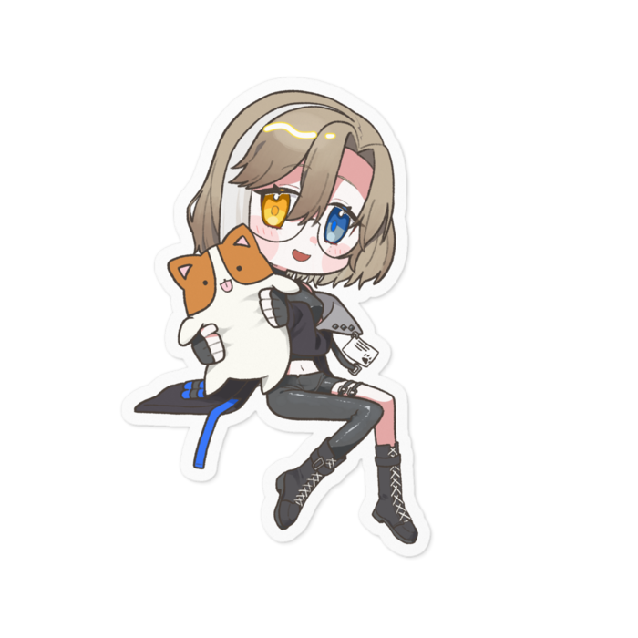 ステッカー - 100 x 100 (mm)