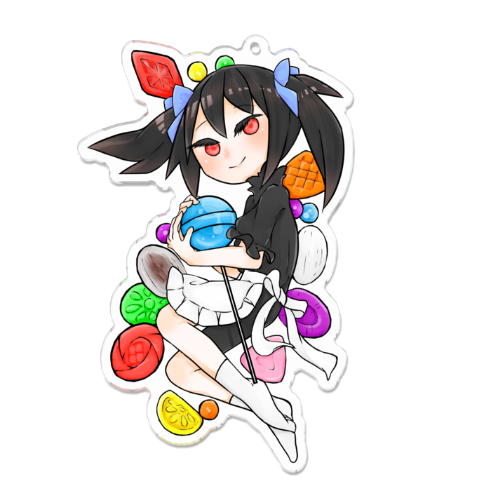 アクリルキーホルダー - 100 x 100 (mm)