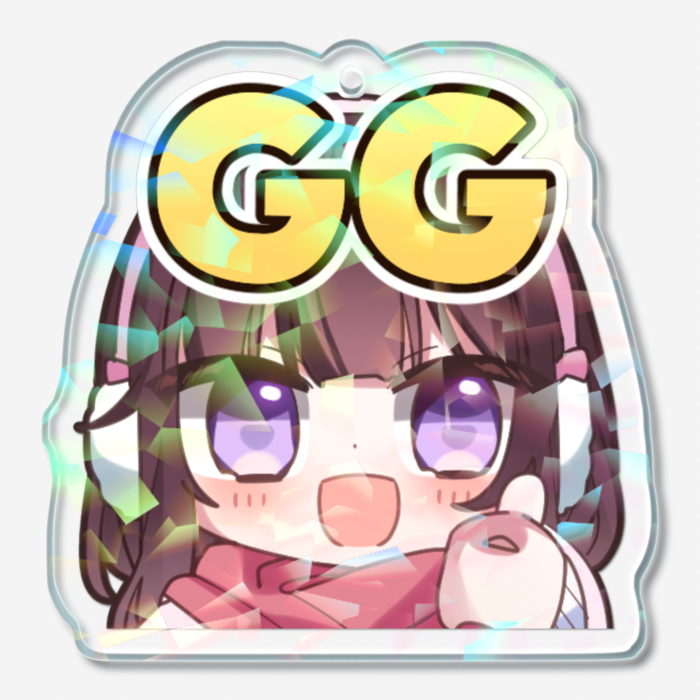 ホログラムアクリルキーホルダー - 50 × 50mm(2)