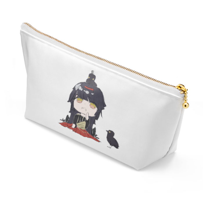 ポーチ - 長さ21.5cm / 高さ10cm - ホワイト