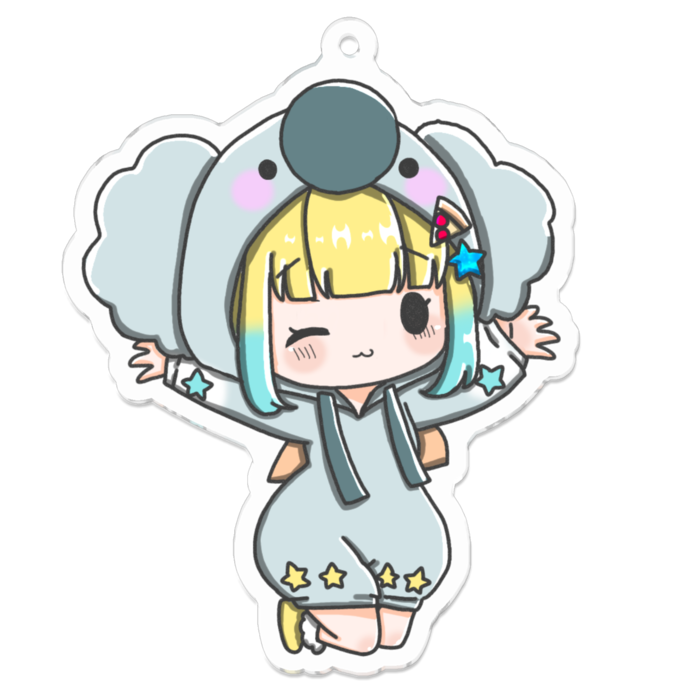 アクリルキーホルダー - 70 x 70 (mm)