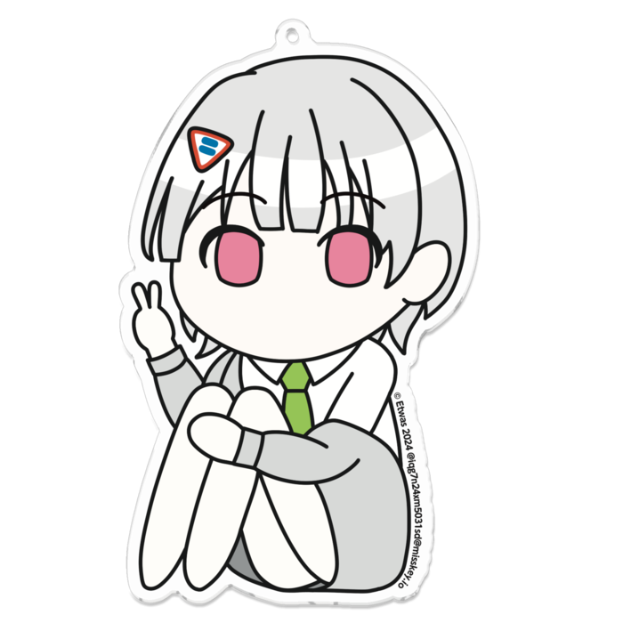 アクリルキーホルダー - 100 x 100 (mm)