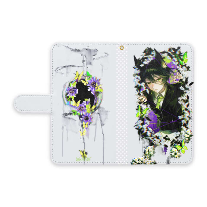 手帳型Androidケース - L - ストラップ穴 あり