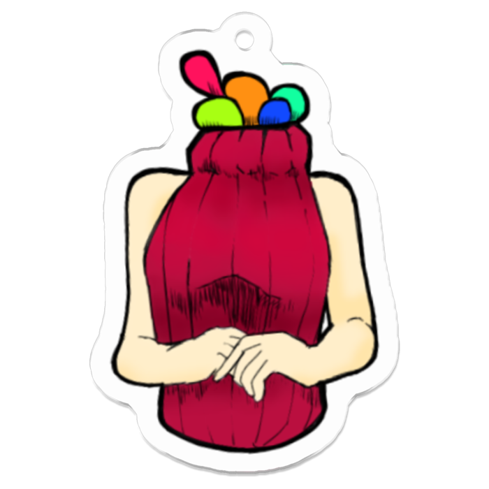 アクリルキーホルダー - 50 x 50 (mm)