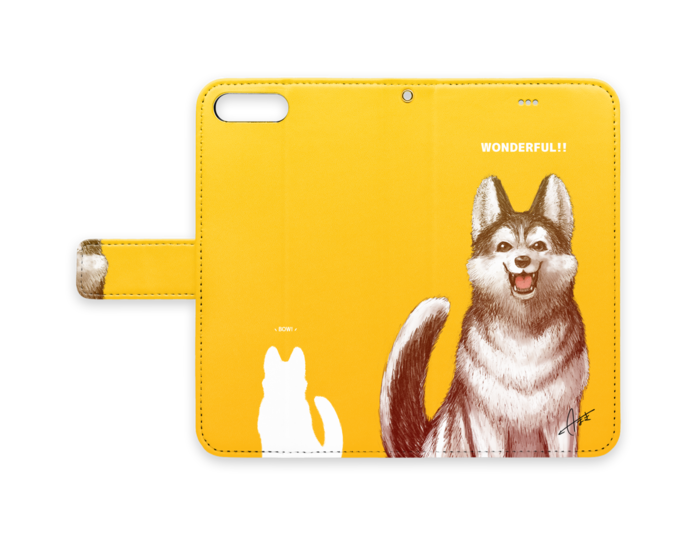 手帳型iPhoneケース - iPhone 8 Plus / 7 Plus - ストラップ穴 あり