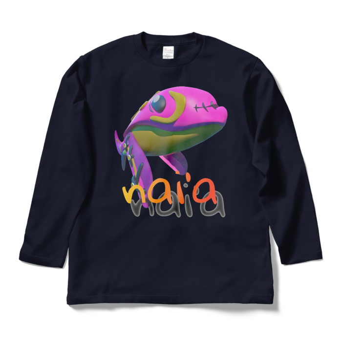 ロングスリーブTシャツ - L - ネイビー