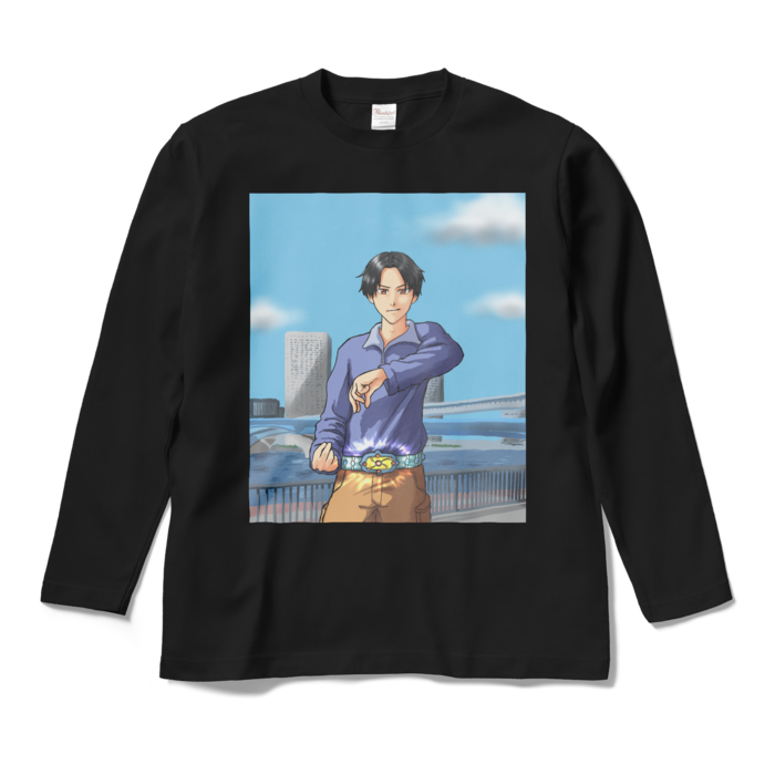 ロングスリーブTシャツ - M - ブラック