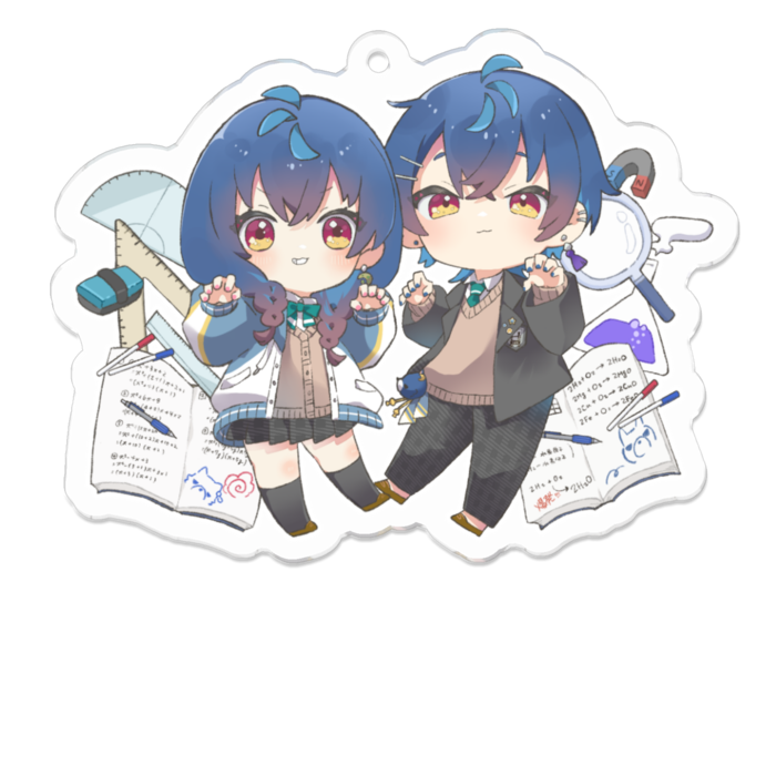ふたり 70×70mm