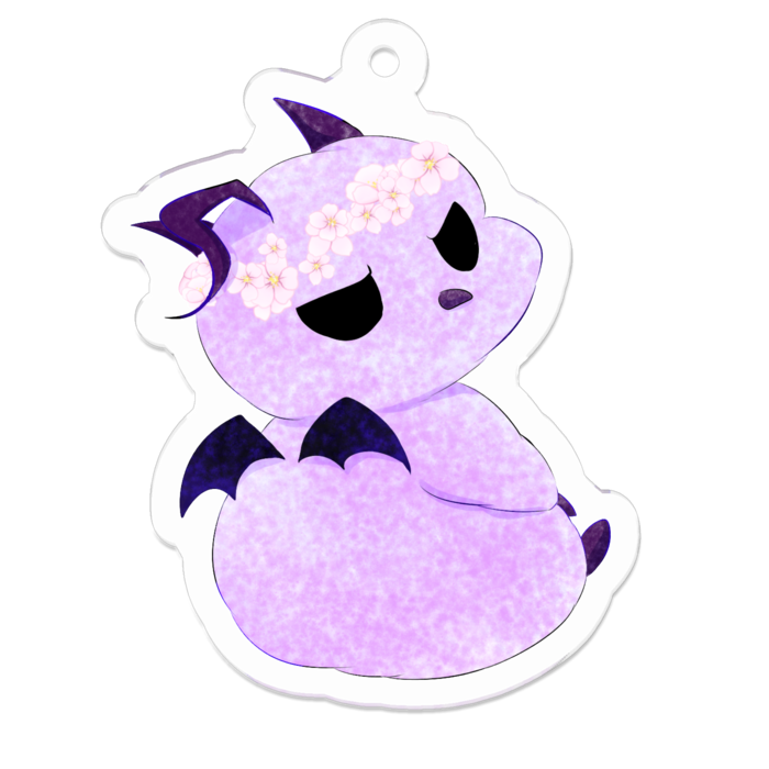 アクリルキーホルダー - 50 x 50 (mm)