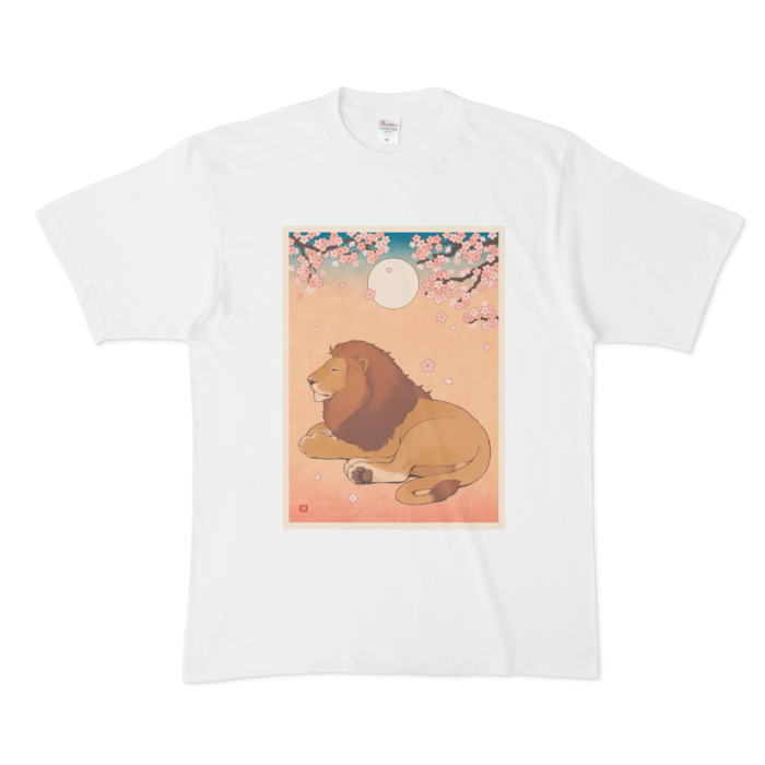 桜　Tシャツ - XL - 正面