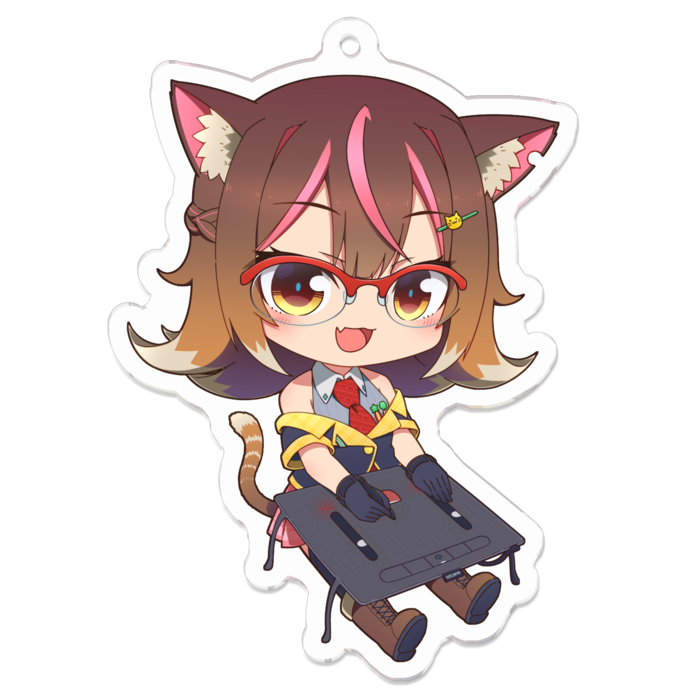 アクリルキーホルダー - 70 x 70 (mm)