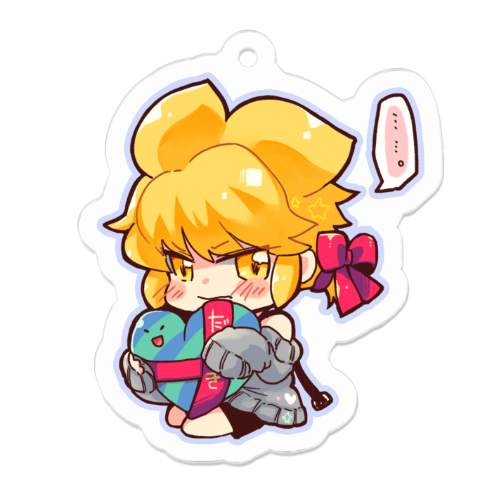 アクリルキーホルダー（コーティング） - 50 x 50 (mm)