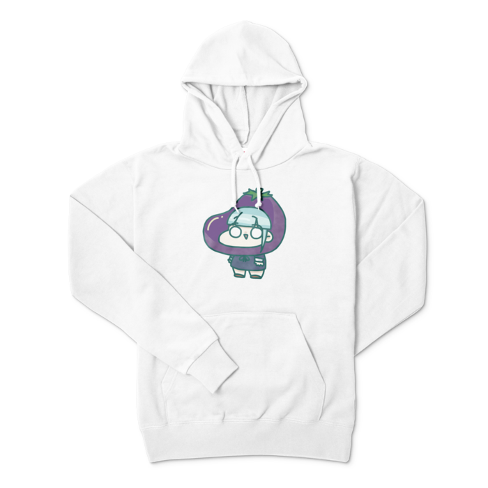 なすパーカー - L - ホワイト