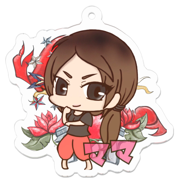 アクリルキーホルダー - 50 x 50 (mm)(1)