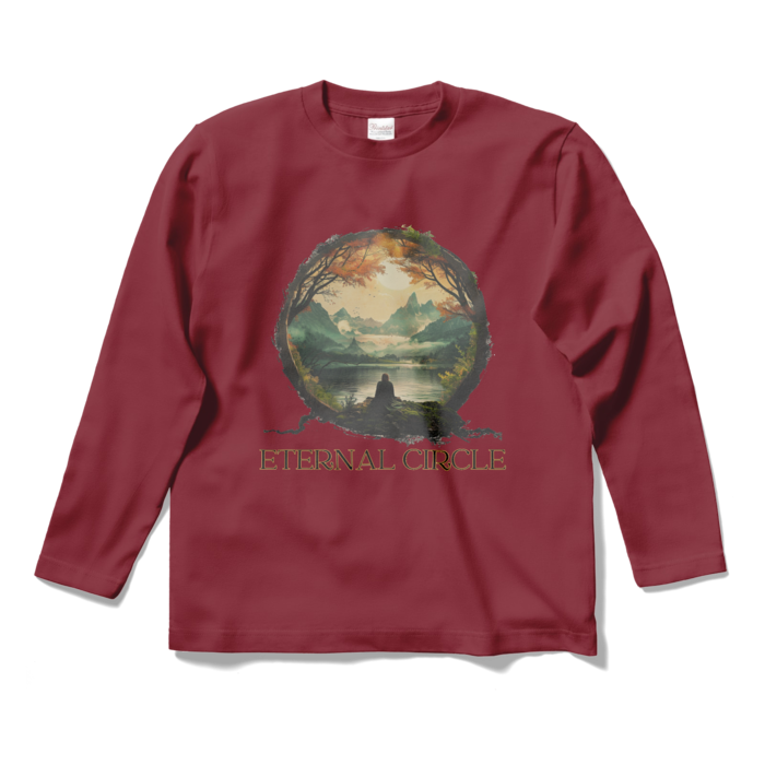 ロングスリーブTシャツ - S - バーガンディ