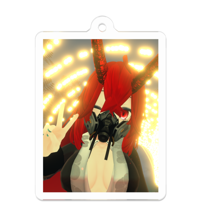 アクリルキーホルダー - 50 x 50 (mm)