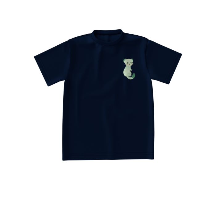 ビッグシルエットTシャツ - S - 両面(藍)