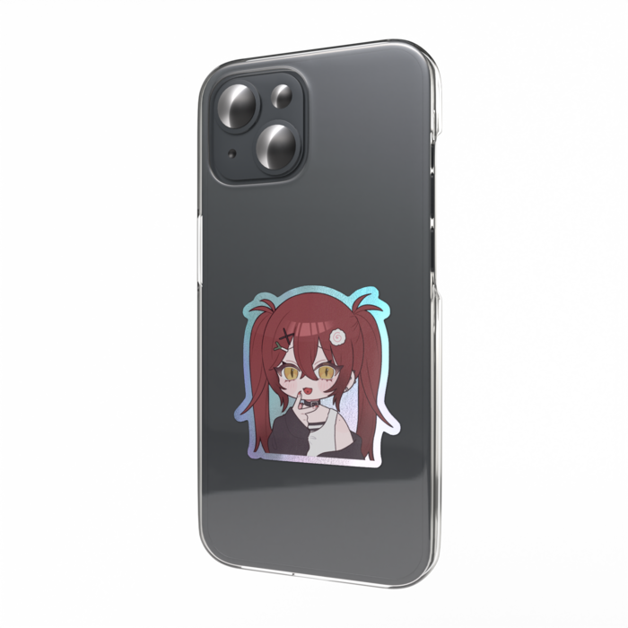 オーロラスマホステッカー - 縦