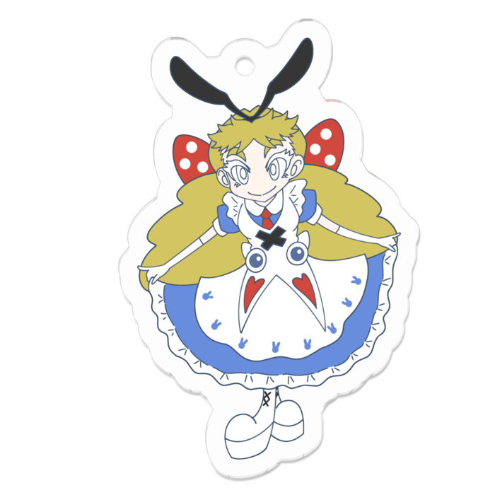 アクリルキーホルダー - 50 x 50 (mm)