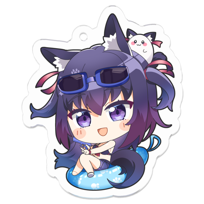 アクリルキーホルダー - 50 x 50 (mm)