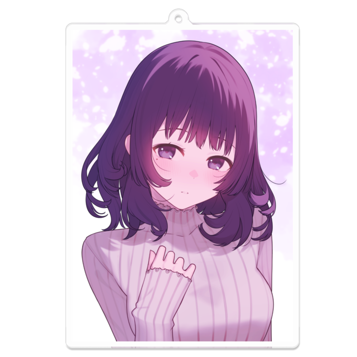 アクリルキーホルダー - 100 x 100 (mm)