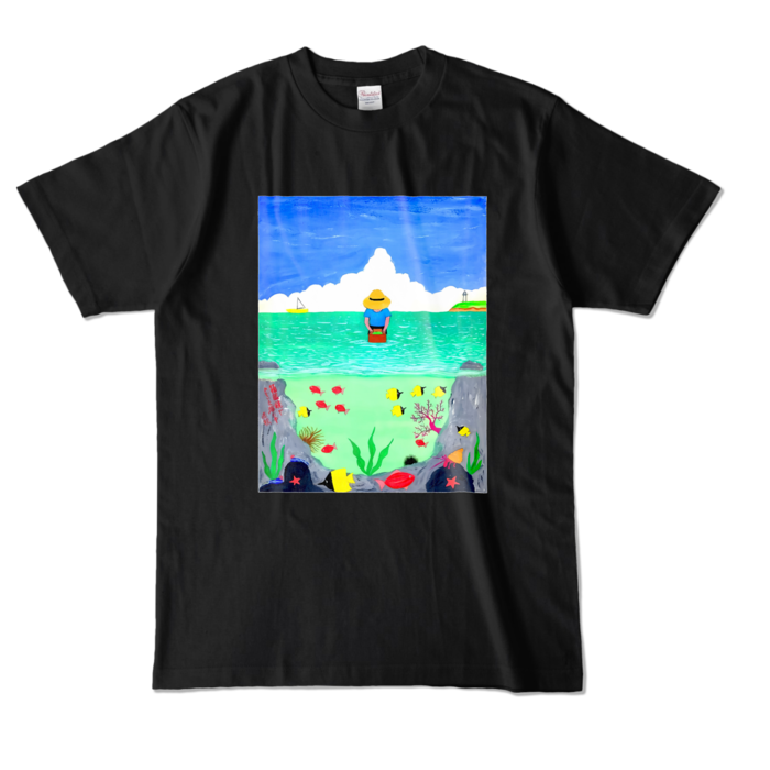 カラーTシャツ - L - ブラック (濃色)
