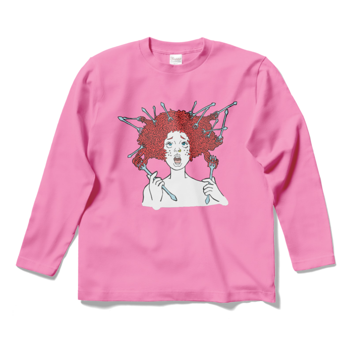 ロングスリーブTシャツ - S - ピンク