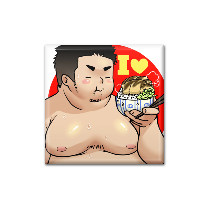 缶バッジ - 四角形40mm