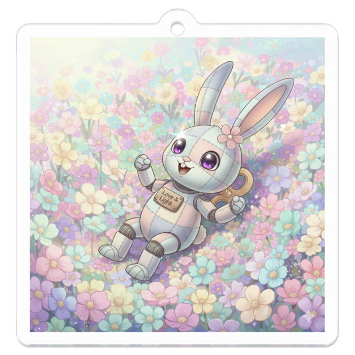 アクリルキーホルダー - 50 x 50 (mm)