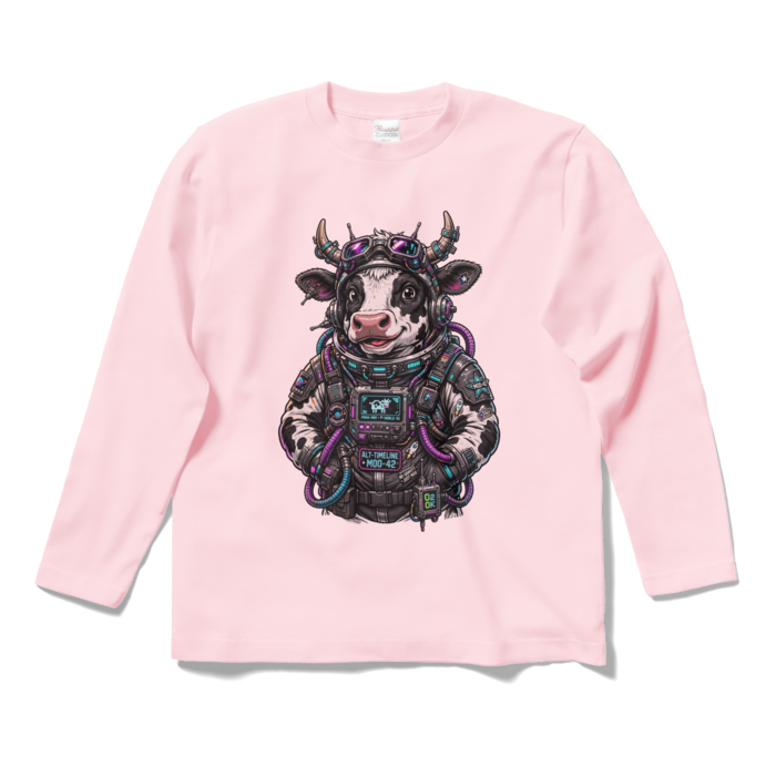 ロングスリーブTシャツ - S - ライトピンク