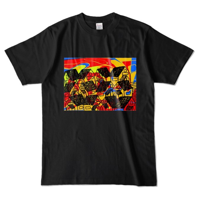 カラーTシャツ - L - ブラック (濃色)