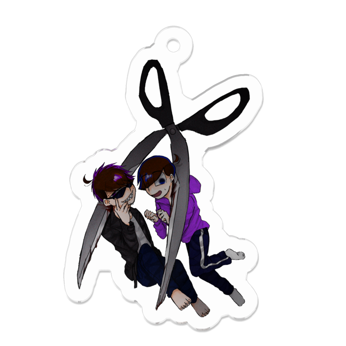 アクリルキーホルダー - 50 x 50 (mm)