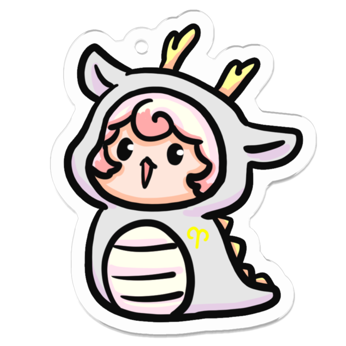 アクリルキーホルダー - 50 x 50 (mm)