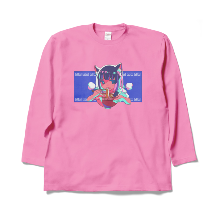 ロングスリーブTシャツ - XL - ピンク