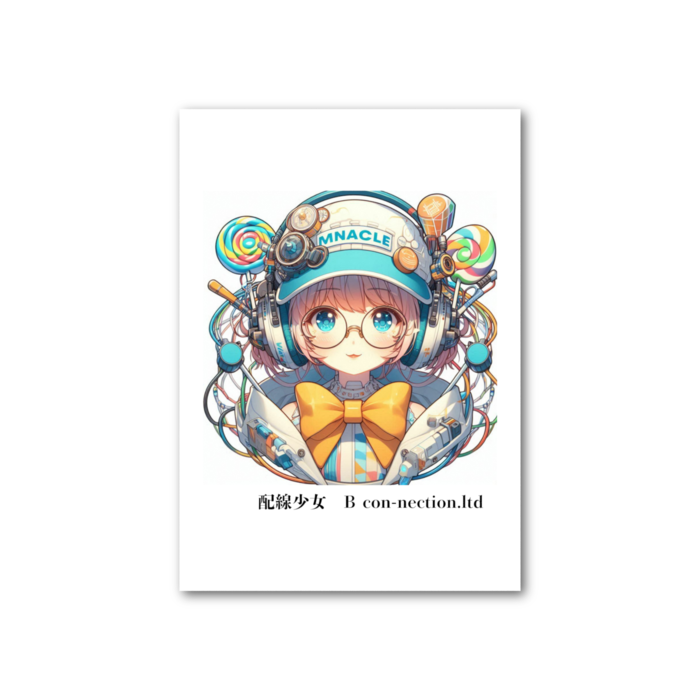 フォト風カード - 縦 - 片面