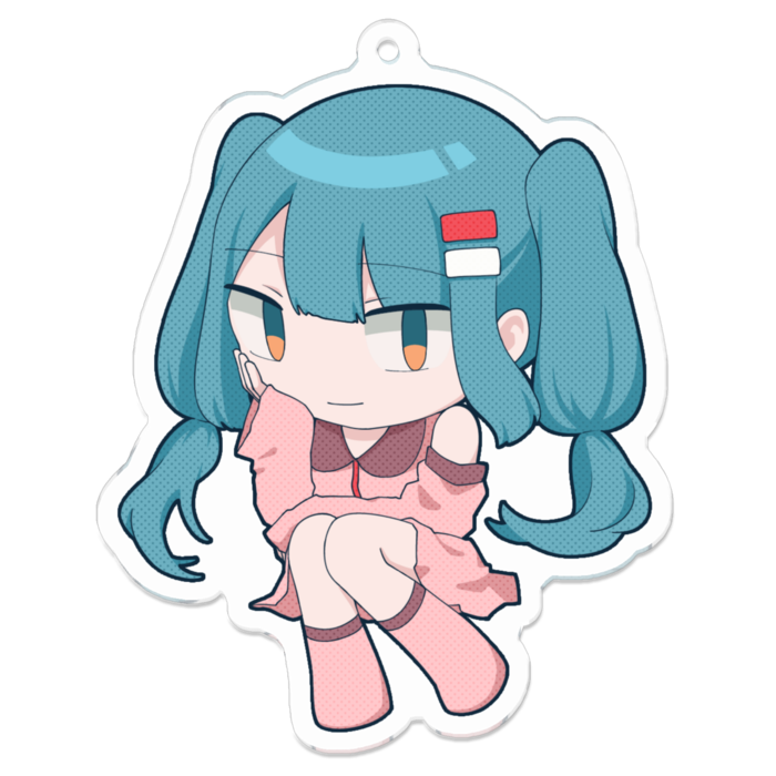 アクリルキーホルダー - 70 x 70 (mm)