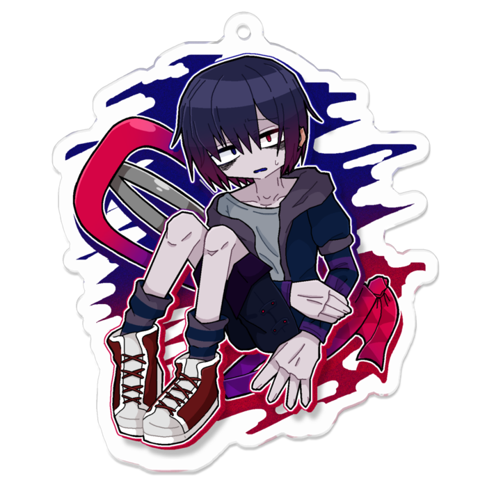 アクリルキーホルダー（コーティング） - 70 x 70 (mm)