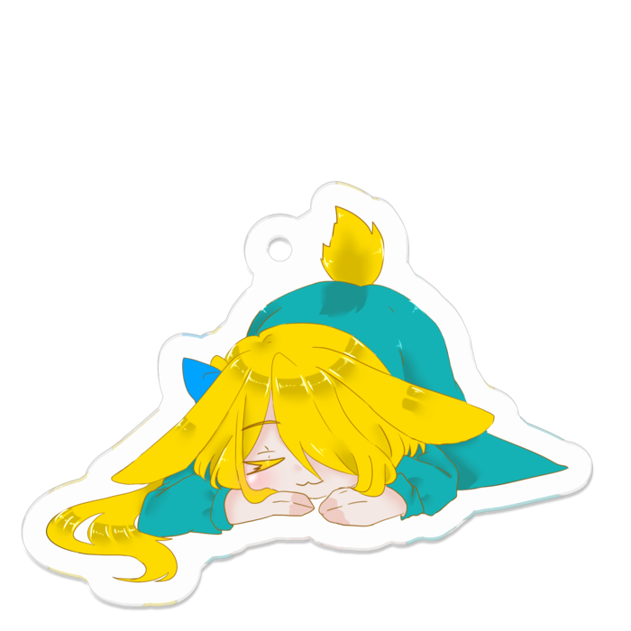 おねんね兎キーホルダーS（50✕50）