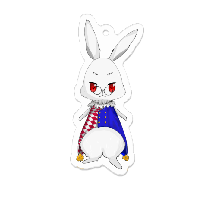 アクリルキーホルダー（コーティング） - 70 x 70 (mm)