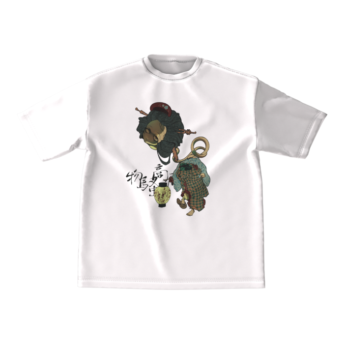 ビッグシルエットTシャツ - M - 正面（白）