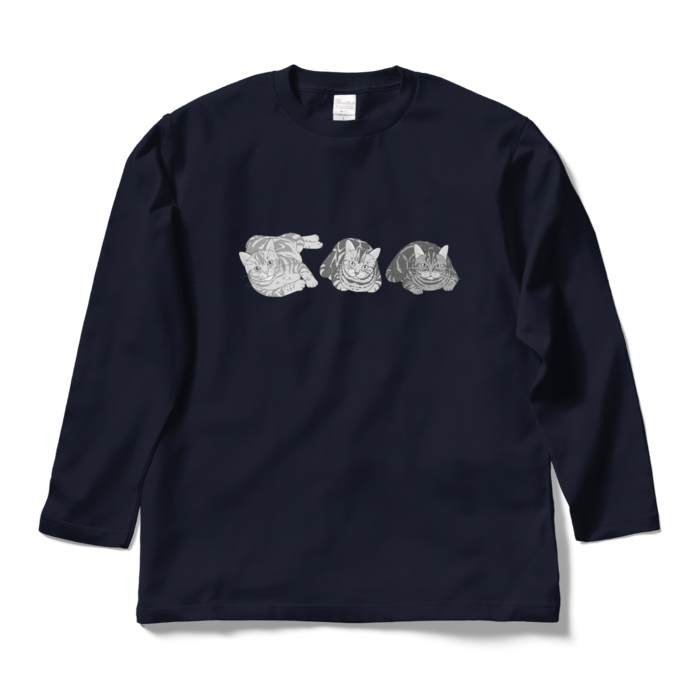 ロングスリーブTシャツ - L - ネイビー