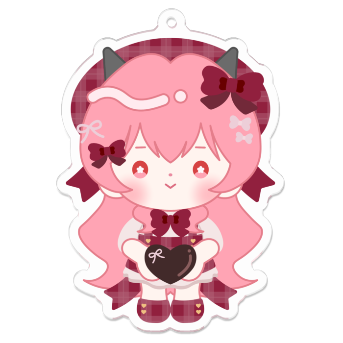 アクリルキーホルダー（コーティング） - 70 x 70 (mm)