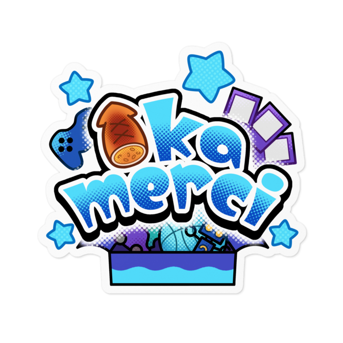 ika merciステッカー（アナザー | 青）