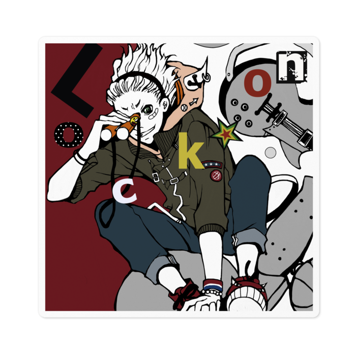 ステッカー - 100 x 100 (mm)