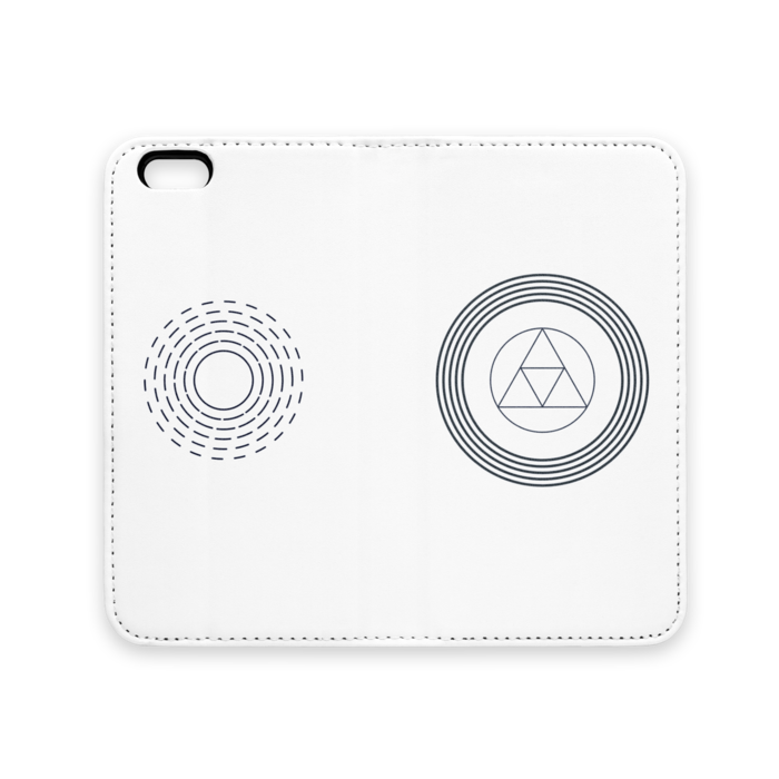 手帳型iPhoneケース(ベルトなし) - iPhone 6 / 6s - ストラップ穴 なし