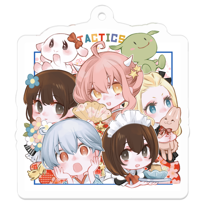 アクリルキーホルダー - 50 × 50 (mm)