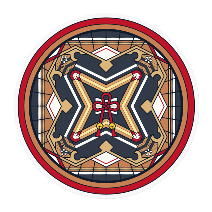 ステッカー - 100 x 100 (mm)