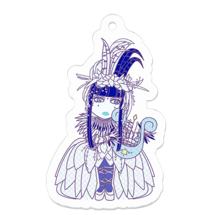 アクリルキーホルダー - 50 x 50 (mm)