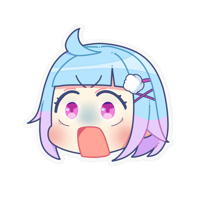 【水瀬ぴの】ぴの虐ステッカー【ひょえー】